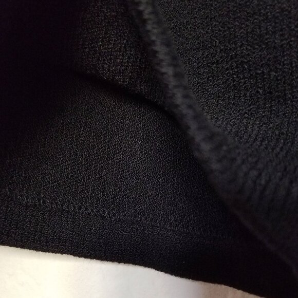 St. John Collection Santana Knit Pull On Pants Black Pleated Crop High Rise 16 - Picture 10 of 15